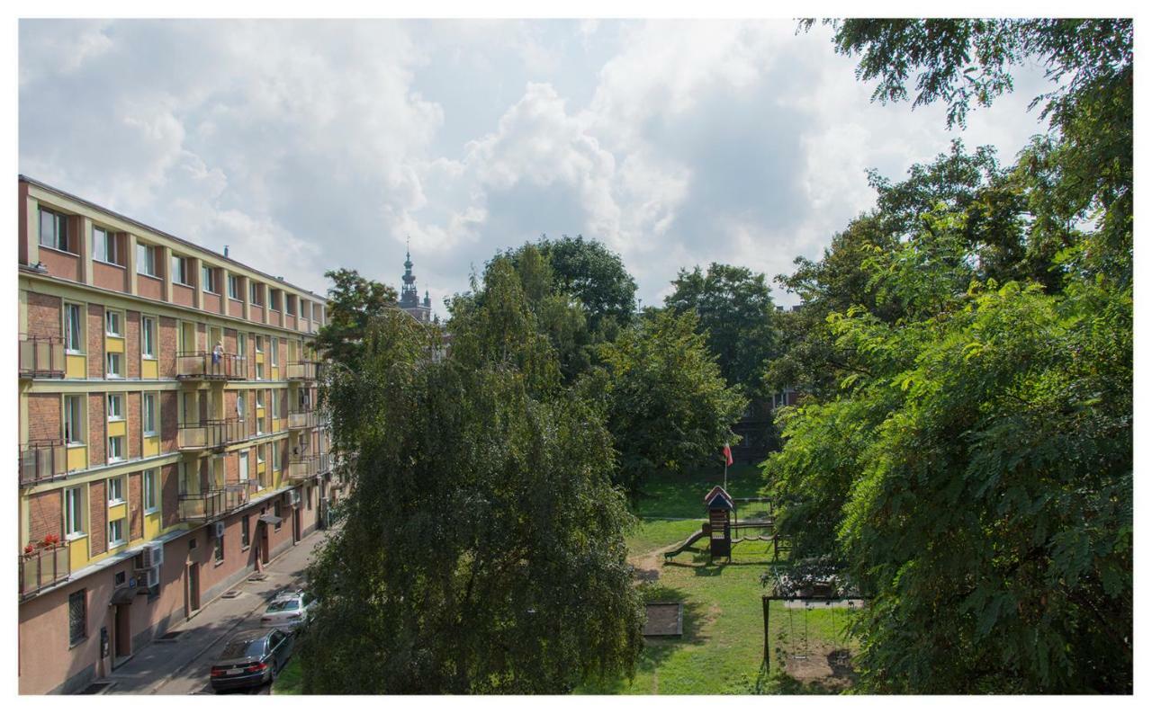 Central Apartments Rajska Gdansk Bagian luar foto